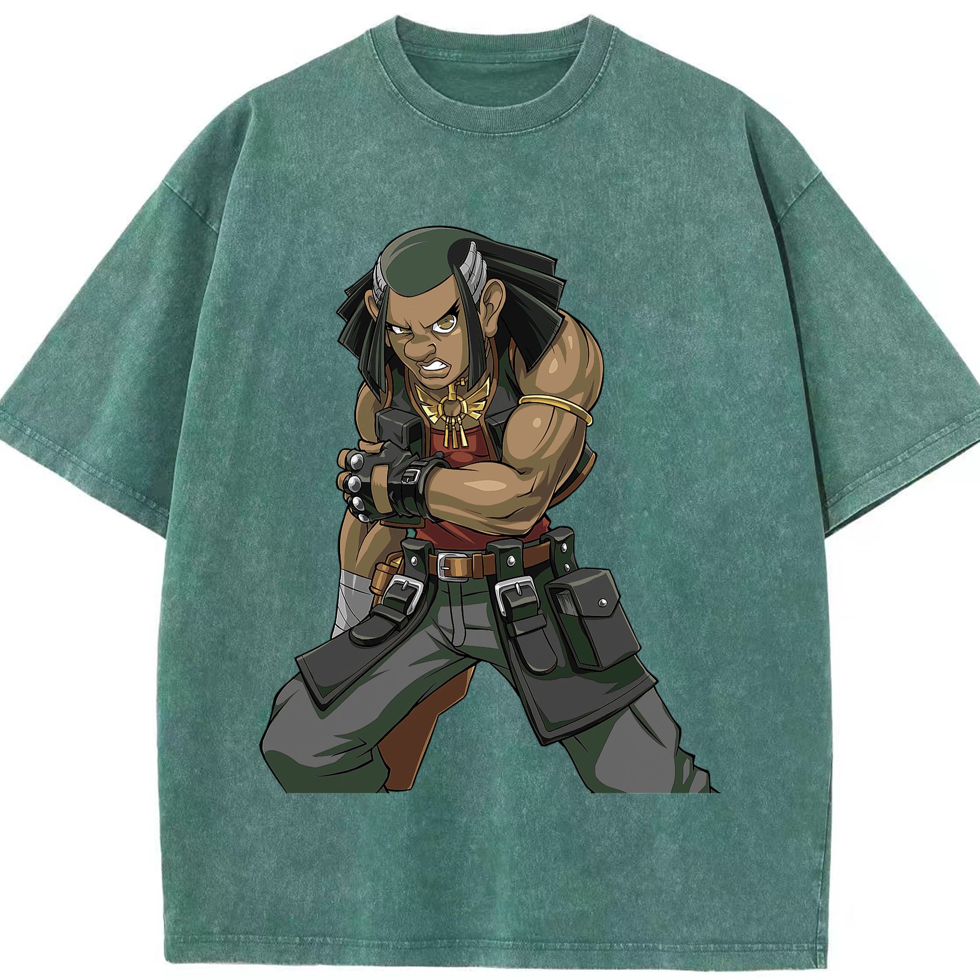 （画像用） 遊☆戯☆王 Yu-Gi-Oh! 綿100% ヴィンテージ風 半袖Tシャツ（フロントプリント）